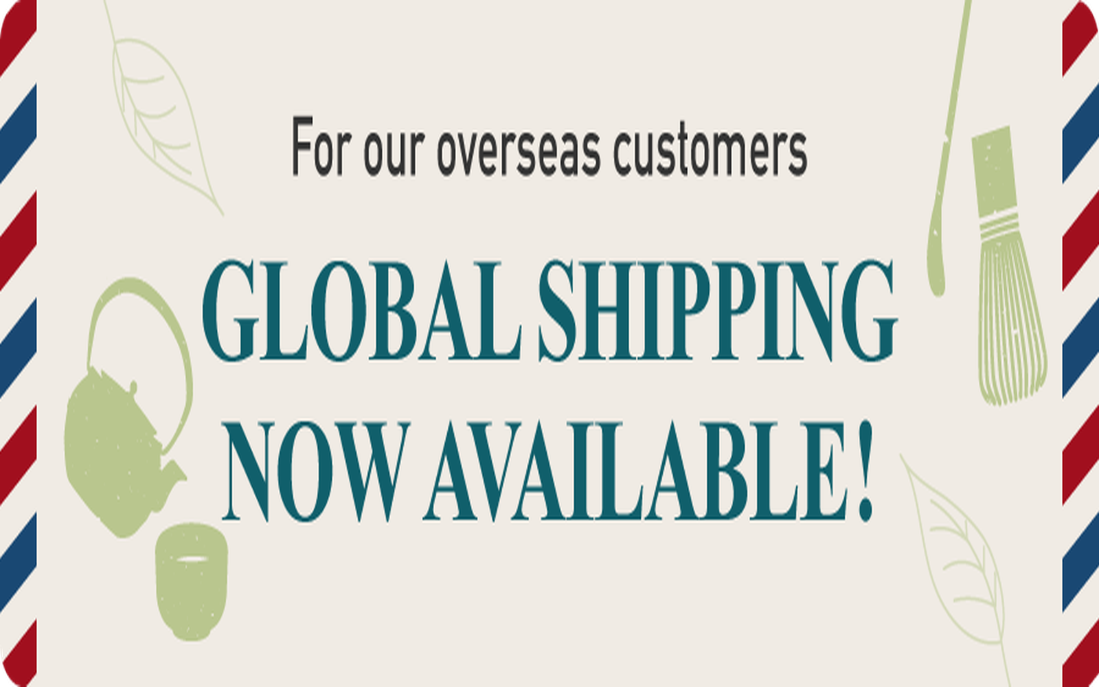 海外発送きました