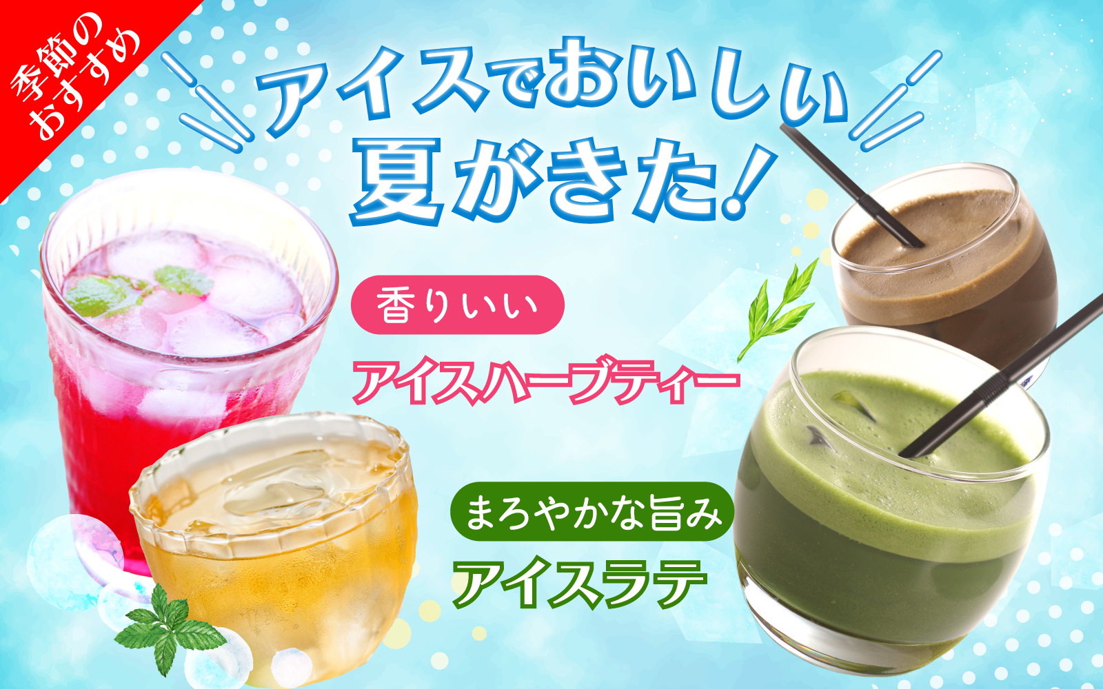 ホットでもアイスでもおすすめ！